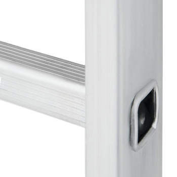 Лестница ПРИСТАВНАЯ алюм. 6 ступеней "Новая высота" общ.дл.1,6м,вес1,9кг,max нагр.150кг 1210106 *1