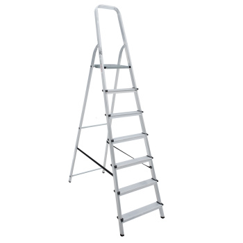 Стремянка алюминиевая 7 ступеней, выс.верхн. площ.1,47м "NV1111" 1111107 "Новая высота" *1