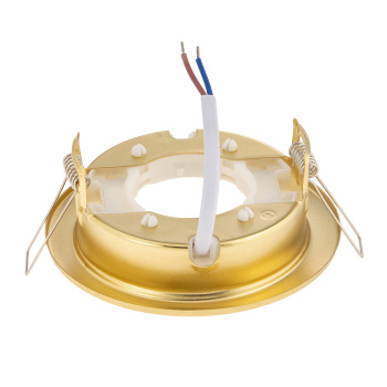 Светильник встраиваемый GX53 H4 Ecola без рефлектора Шлифованное золото SG53H4ECB *10/50