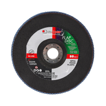 Круг шлифовальный лепестковый торцевой 180*22мм зерно  ZK60 ЛУГА *10