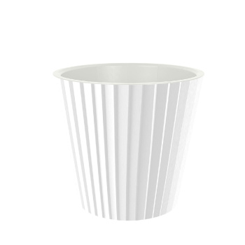 Кашпо пластм. "Sand"  5,8л d верха 230мм h208мм со вставкой Белый IG640210048*1/15