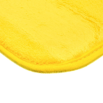 Коврик 45*75*1,2 см для ванной с памятью формы "Happy" "VORTEX" желтый (арт.24121) *1/10