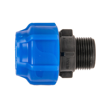 Муфта ПНД компрессия Ø 25х3/4" наруж. резьба *1/80