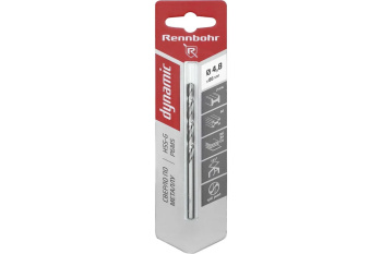 Сверло по металлу 4,80*86/52мм HSS-G P6M5 (1шт) блистер арт.675048 DYNAMIC RENNBOHR *10/40/640 Сверло по металлу 4,80*86/52мм HSS-G P6M5 (1шт) блистер арт.675048 DYNAMIC RENNBOHR *10/40/640