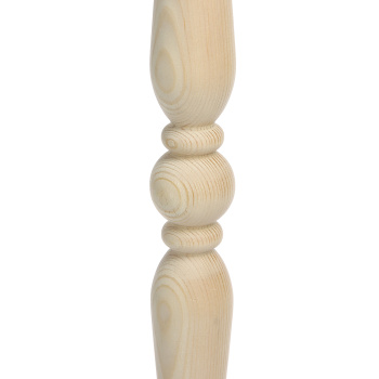 Балясина 5х5х90 см Арелан, точеная, тип 3, сосна, сорт экстра Балясина 5х5х90 см Арелан, точеная, тип 3, сосна, сорт экстра