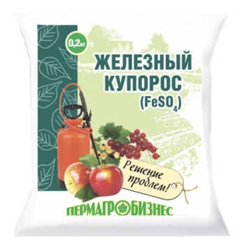 Железный купорос Пермагробизнес, 0,2 кг Железный купорос Пермагробизнес, 0,2 кг
