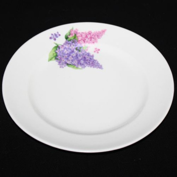 Тарелка фарфор. мелкая 200мм Идиллия Сирень 4С0189Ф34 (Добруш) *20