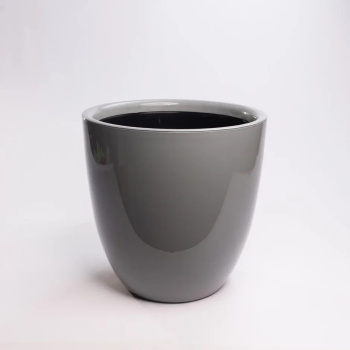 Кашпо пластм. "Сириус" 16,5л d верха 300мм h300мм со вставкой Серый муссон СР30-70*1