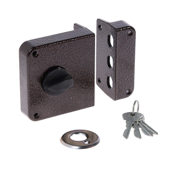 Замок накладной Зенит ЗН1-3-3 медь *1/15