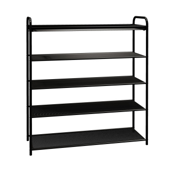 Подставка для обуви металл. "Verona 35" 5-ти ярусная 870х300х95мм Черный ПДОВ35 Ч("ЗМИ")*1