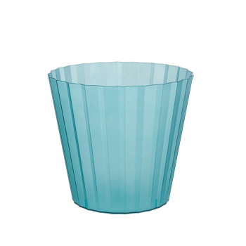 Кашпо пластм. "Sand Cristallo"  2,0л d верха 160мм h146мм Изумрудная вода IG640610100 *1/12