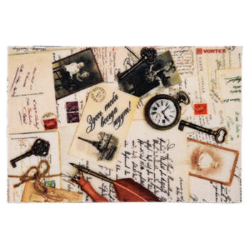 Коврик 40*60 см влаговпитывающий "Samba" "Открытка" "VORTEX" (арт.22413) *1/15