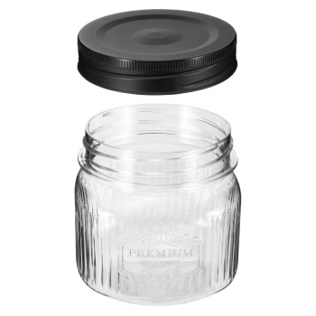 Банка для продуктов пластм. с закруч.крышкой "Premium" 0,6л арт.440300313 ("Бытпласт") *1/12