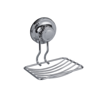 Мыльница на вакуумных присосках Accoona А11402-1 хром *1/20