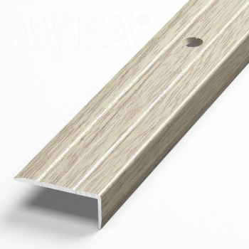 Порог-угол внешний 24х10х1350 мм Лука ПУ 01, дуб беленый