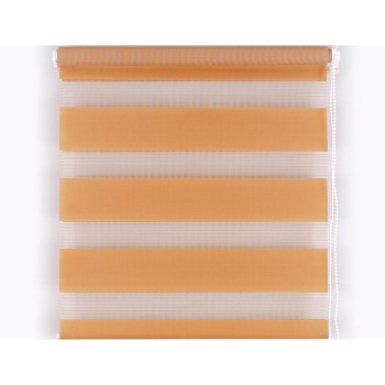 Рулонная штора ДЕНЬ И НОЧЬ, кофе с молоком, 80х160 см