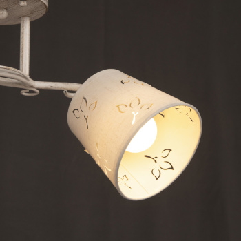 Люстра Verner Lighting N1969/2, 40 Вт, Е27, 2 лампы, белый/золото