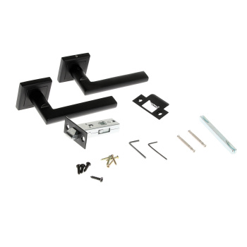 яяяКомплект для двери ЧЕРНЫЙ FZ SET 25L 100 BP Фабрика Замков *1/10