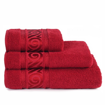 Полотенце махровое 50*90см Acqua del Nilo цв.19-1863 красный ПЛ-2601-4345 *5/20