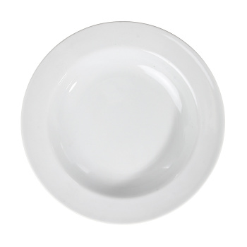 Тарелка фарфор. глубокая 220мм Тренд Белая без рисунка 250мл 8С1513 (Добруш) *6