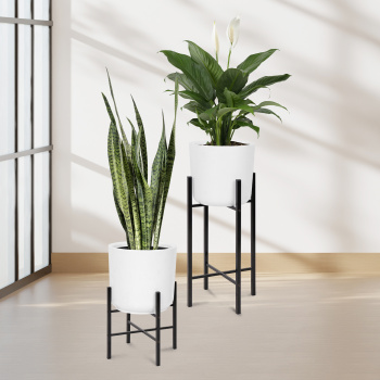 Подставка для цвет.кашпо напольная металл. d280мм, h510мм, квадр.труба Черный ПЦСТ2/Ч "Ника" *1 Подставка для цвет.кашпо напольная металл. d280мм, h510мм, квадр.труба Черный ПЦСТ2/Ч "Ника" *1