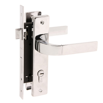 Замок врезной 70мм хром N107 Нора-М *1/20