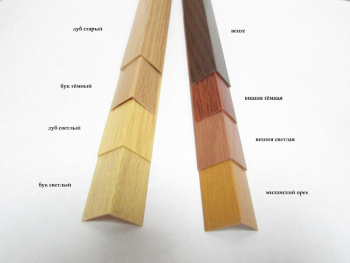 Уголок отделочный ПВХ 15*15 вишня 2,7м РСП *50