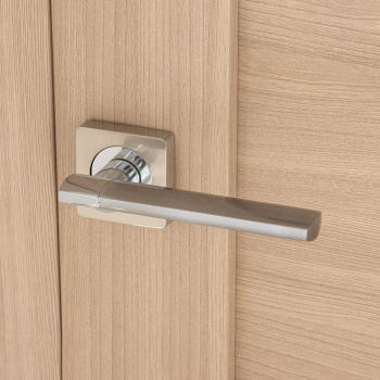 яяяРучка раздельная НИКЕЛЬ/хром AL-02-572 SN/CP/204408 TRODOS *1/24