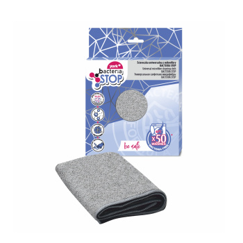 Салфетка для уборки универсальная микрофибра "bacteria STOP" 35х35см 026320 "York" *1/32