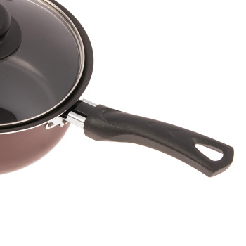 Кастрюля алюм.а/приг. Scovo "Expert" 1,5л d18см Длинн.ручка, Стек.кр. СЭ-003  *1/4