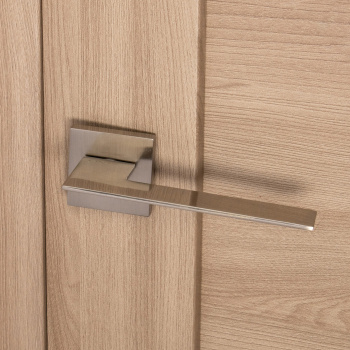 Ручка раздельная НОРА-М Slim 130К, никель матовый