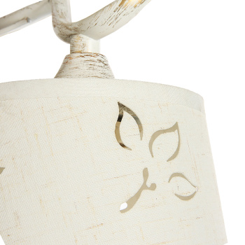 Люстра Verner Lighting N1969/2, 40 Вт, Е27, 2 лампы, белый/золото