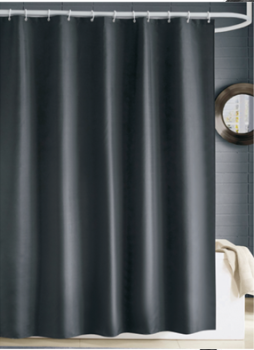 Штора  для ванной "Potato" п/эстер, черная P8873 *1/10 Штора  для ванной "Potato" п/эстер, черная P8873 *1/10