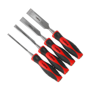 Набор стамесок VIRA плоских 4 шт., 6, 12, 19, 25 мм