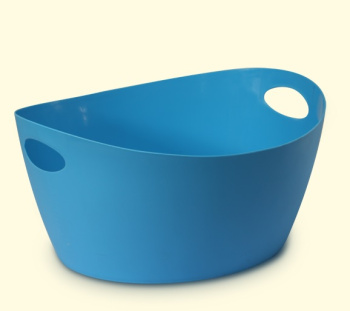 Таз пластм. 17л овальный (гибкие стенки) (Лысьва) *1/5