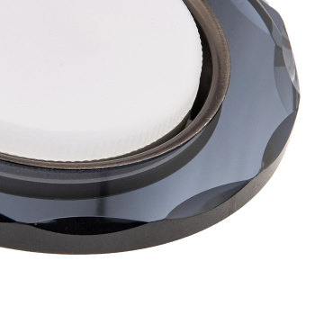 Светильник встраиваемый GX53 H4 LD5313 Ecola Glass Стек Круг с подс.черн хром SP53RCECH *10/30