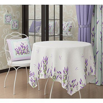Скатерть СД ПЭСТ 150/150 лаванда-1 61