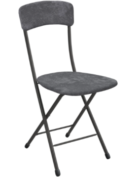 Стул складной "Ника 2" металл.каркас-труба, графит ССН2-В Ижевск *2