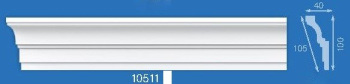 Плинтус потолочный ЛАГОМ 10511Е 2,0м (подходит для натяжного потолка) *30 Плинтус потолочный ЛАГОМ 10511Е 2,0м (подходит для натяжного потолка) *30